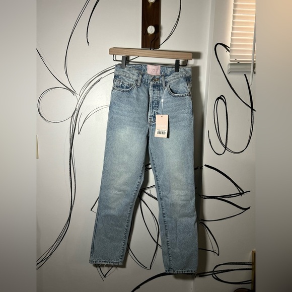 NEW Revice Denim, Distressed Hem + Details, Waist 26, Front Runner, Straight Leg - Picture 1 of 10